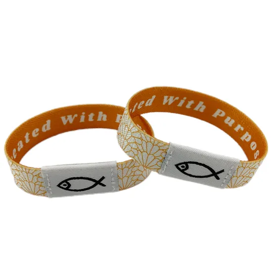 Beach Music Festival Bracelet Nt213 RFID Bible Elastic Fabric NFC Wristband
